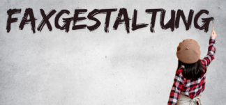 Fax-Gestaltung